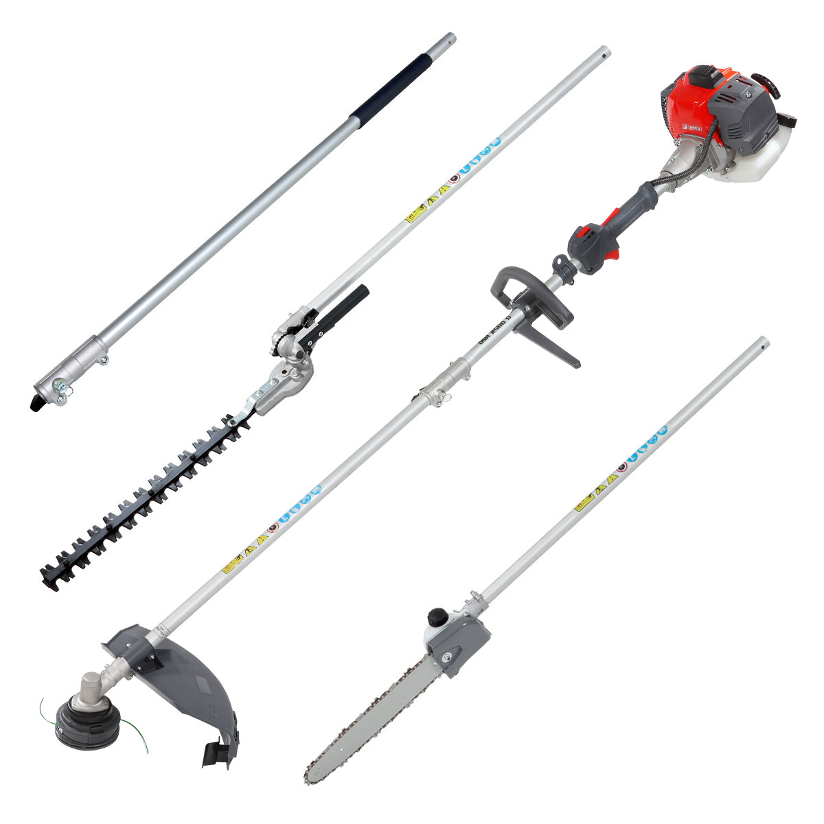 DECESPUGLIATORE DSH 2500 D - Kit con motore e 4 applicazioni