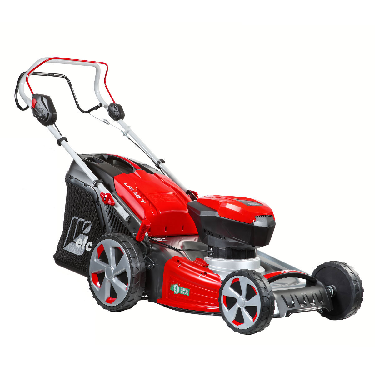Tagliaerba a batteria LRi 48 T con 2 batterie Bi 5,0 EF e caricabatterie FAST CRG